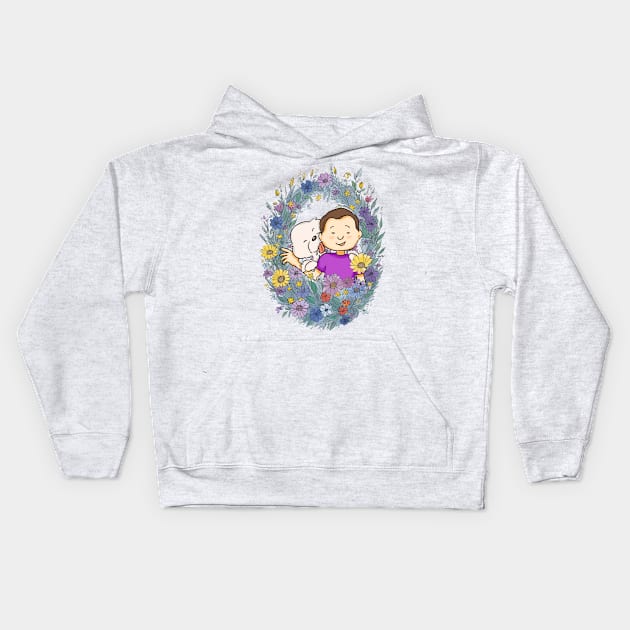 Dog Dad Kids Hoodie by Cheeky BB